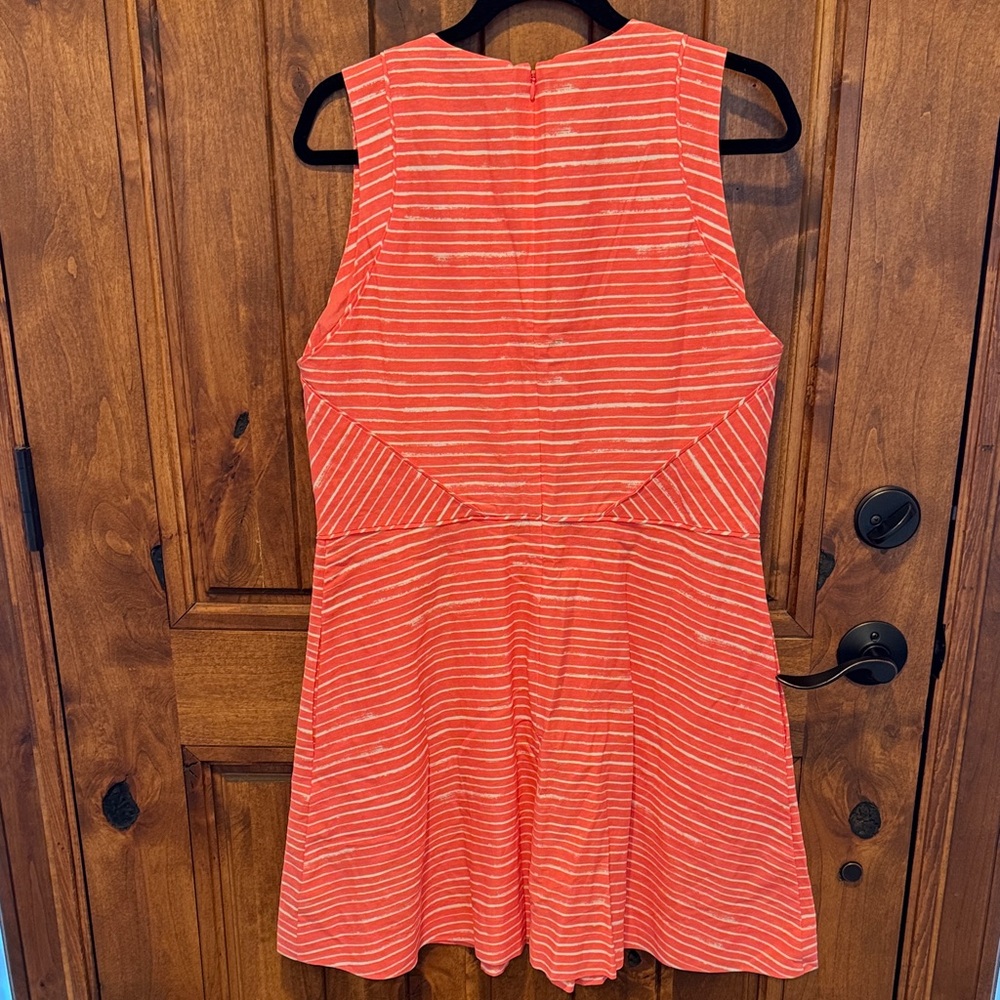 GAP Coral and White Striped Dress - Picture 4 of 5